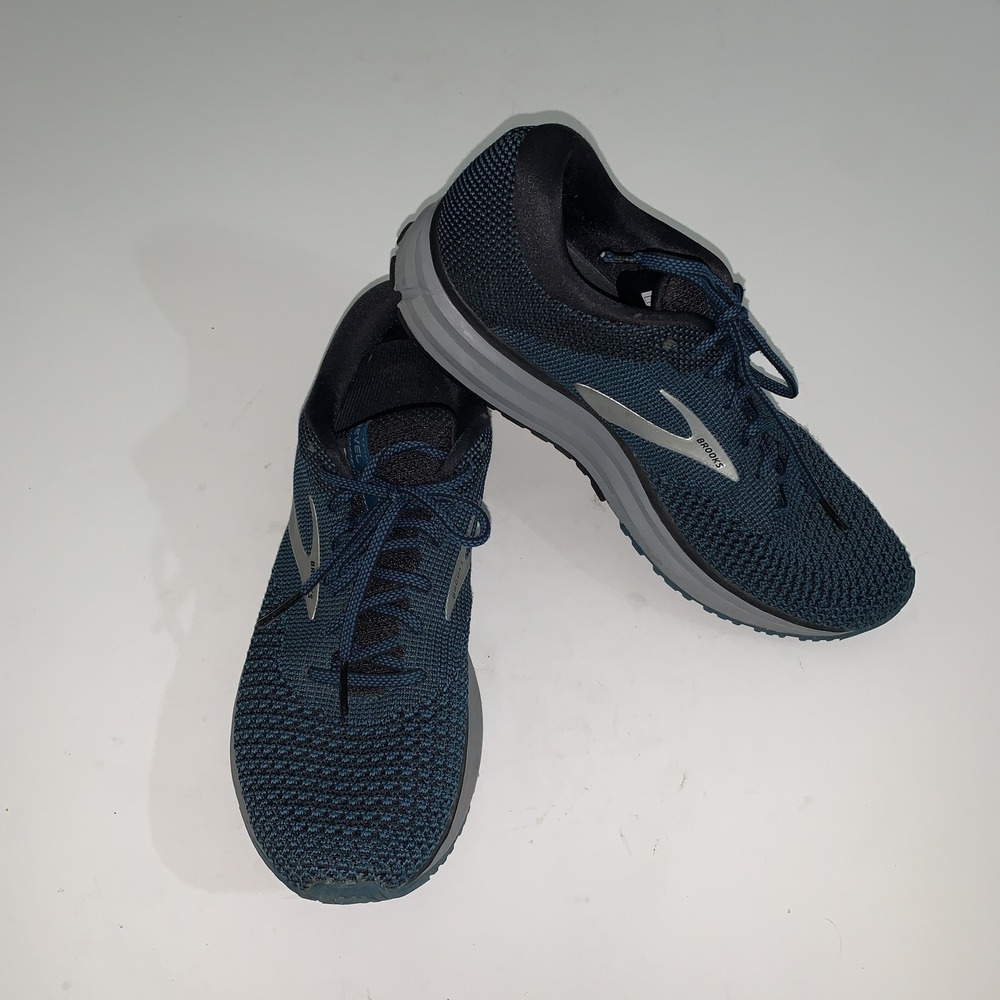 Brooks Revel 2 Shoes Mens 10 Blue Mesh Running Sneakers Cushioned 1102921D061